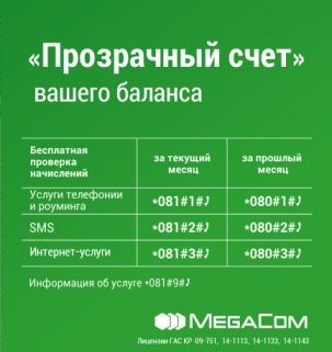 MegaCom: Ведите «Прозрачный счёт» вашим мобильным единицам