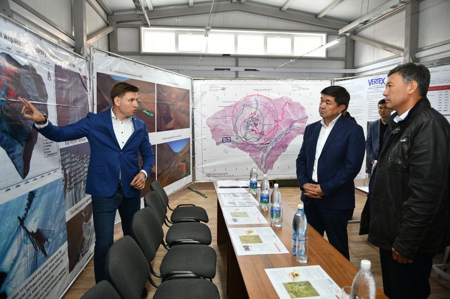 Премьер-министр ознакомился с деятельностью «Вертекс Голд Компани»